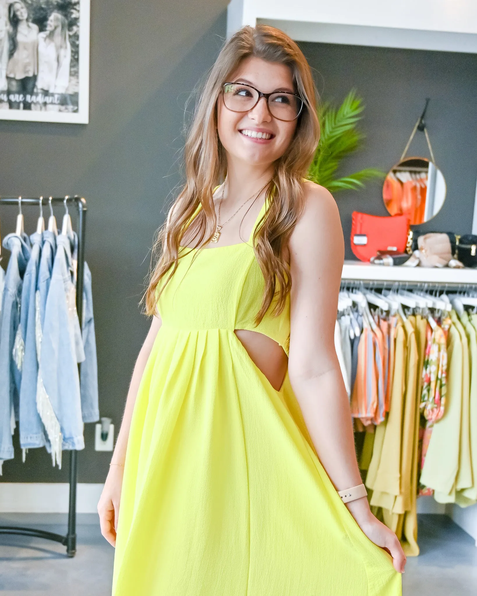 Sunshine Yellow Sundress