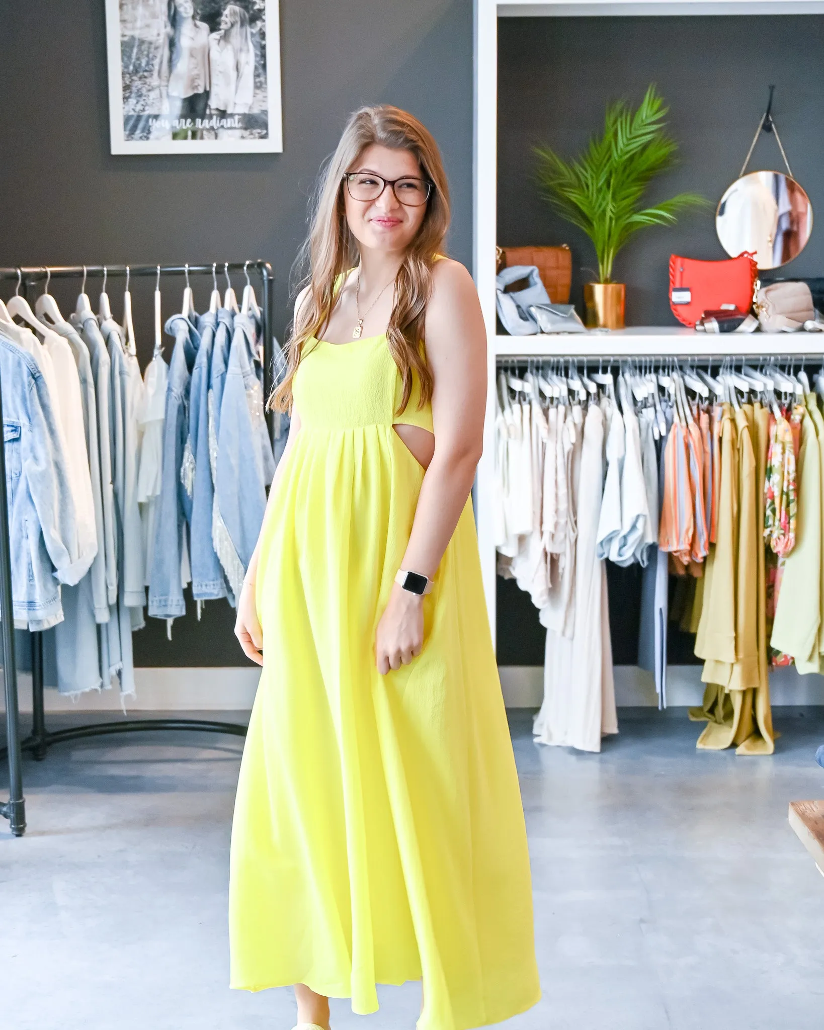 Sunshine Yellow Sundress