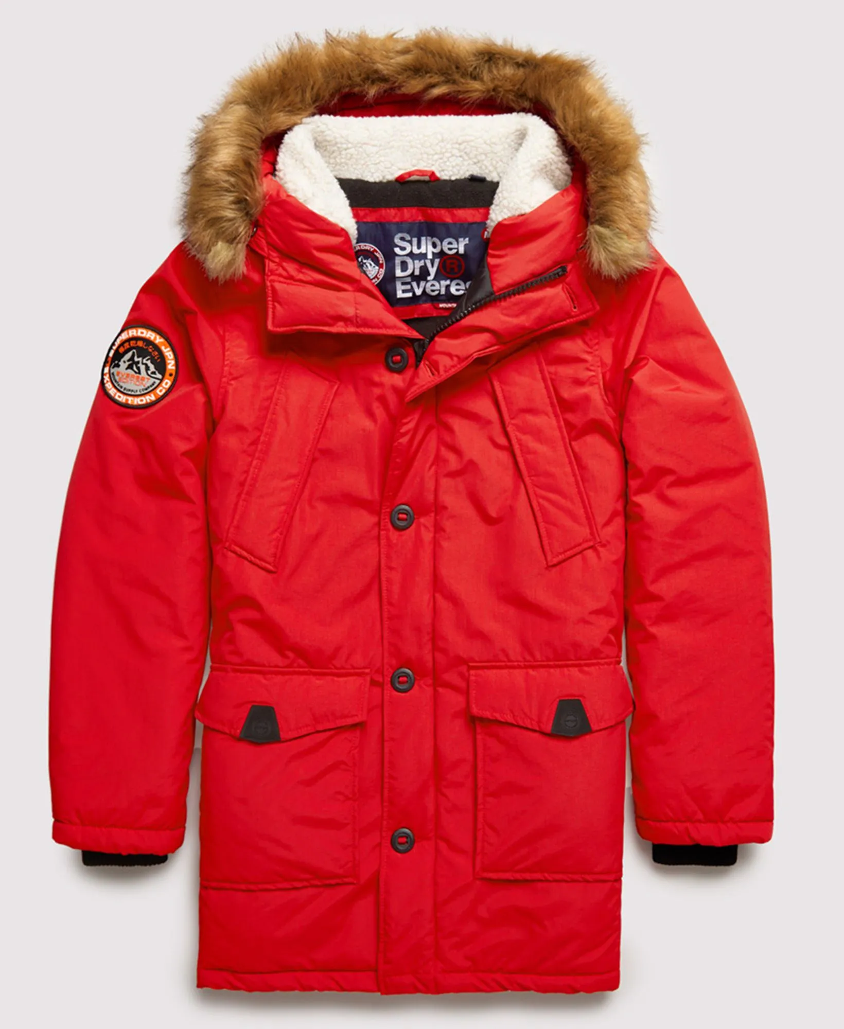 Superdry Deep Berry Everest Parka Jacket