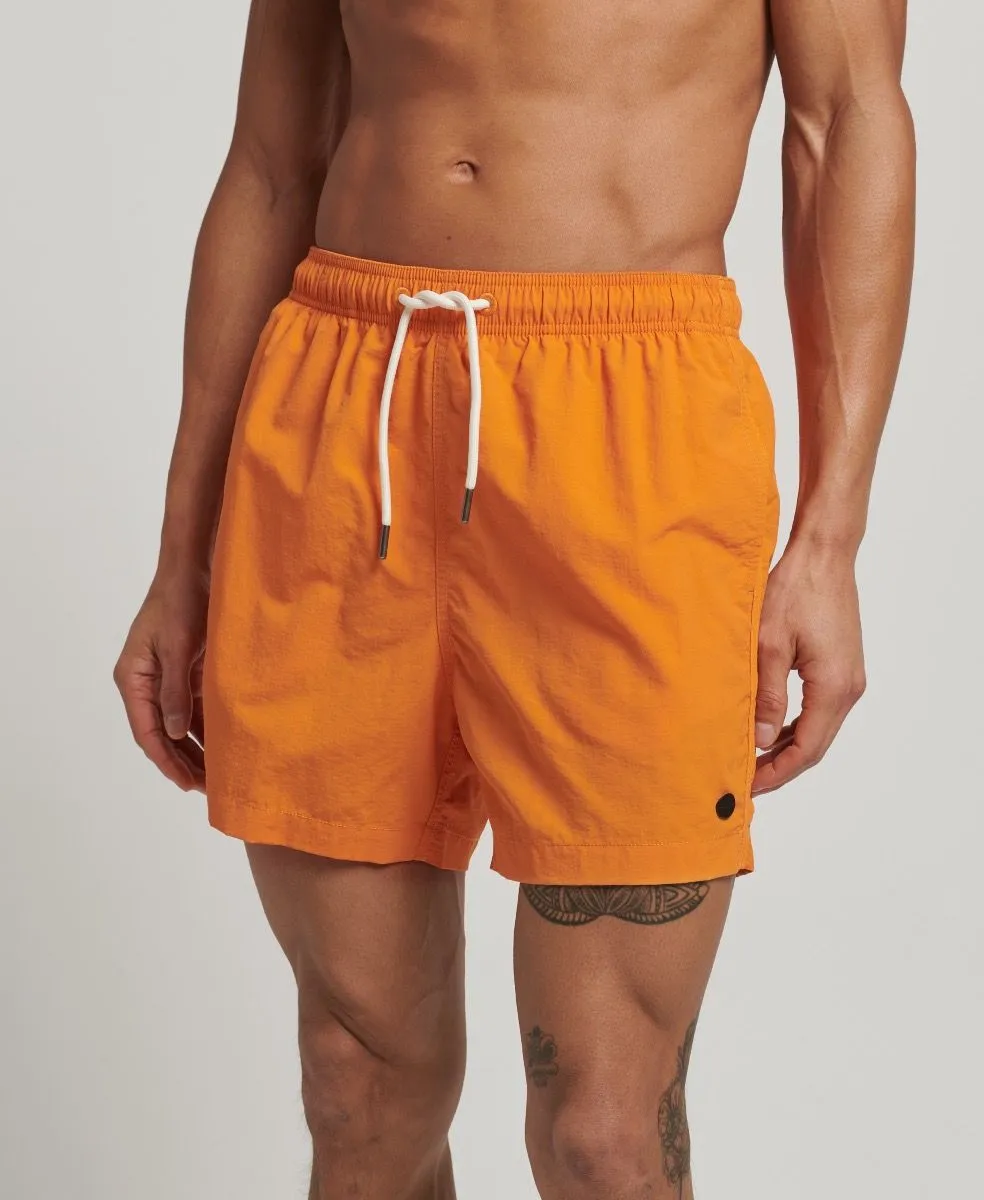 Golden Ochre Plain Swim Shorts by Superdry