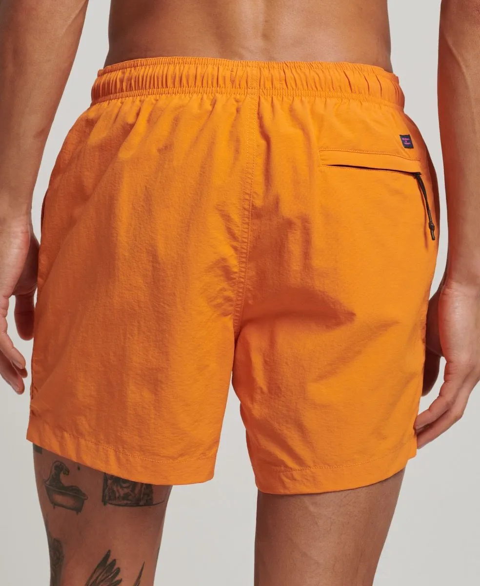 Golden Ochre Plain Swim Shorts by Superdry