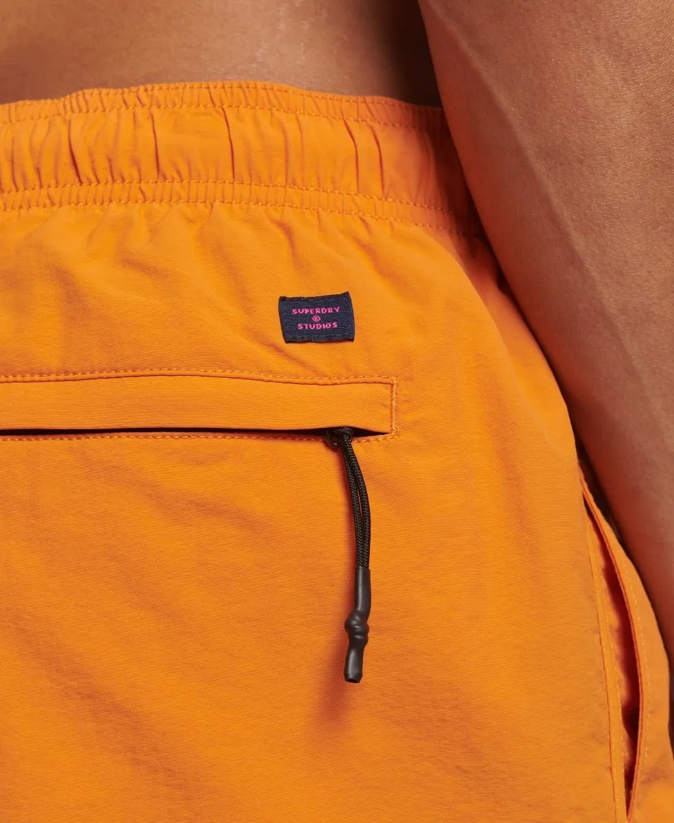 Golden Ochre Plain Swim Shorts by Superdry