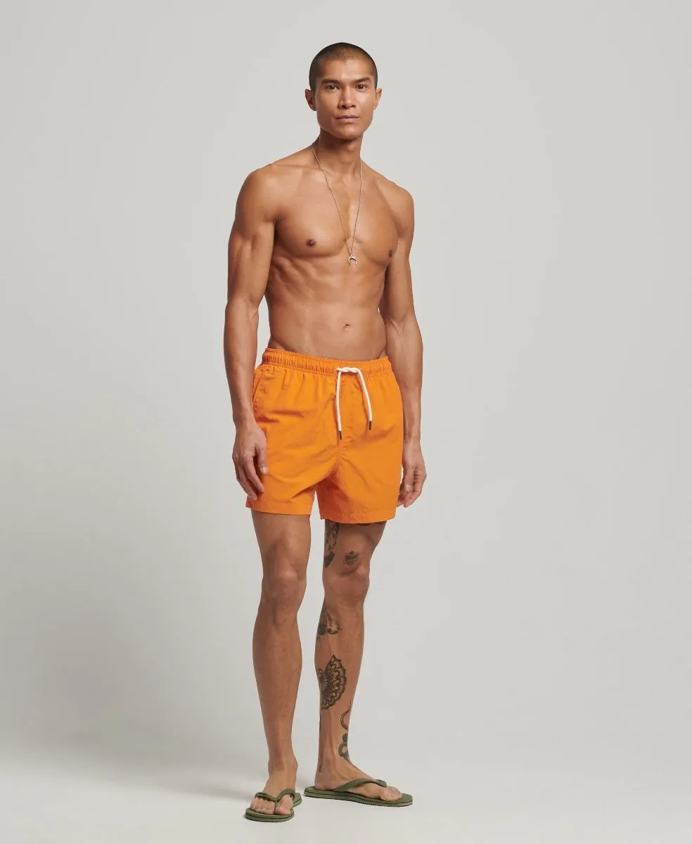 Golden Ochre Plain Swim Shorts by Superdry