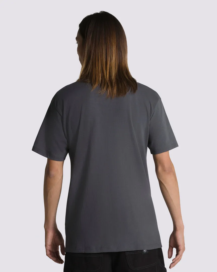 T-Shirt with Stylish Woven Patch Pocket