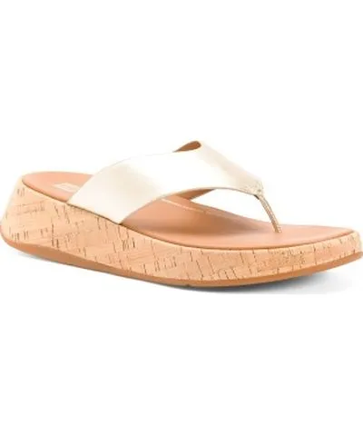 Tj Maxx Leather F-Mode Cork Flatform Sandals Women