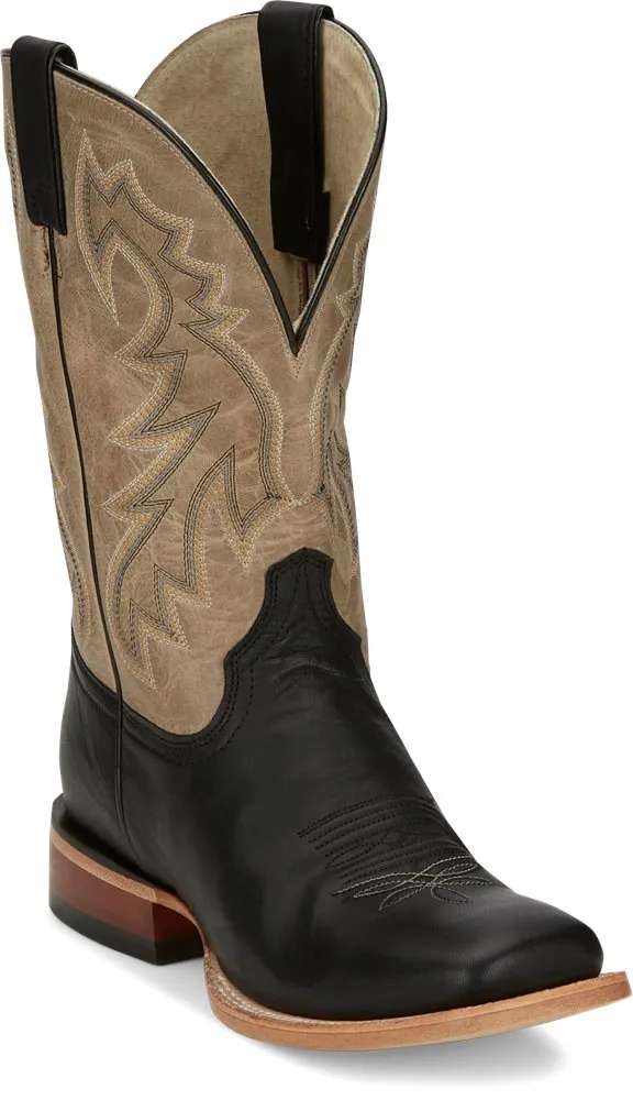 Tony Lama Men's Luciano Black Goat Cowboy Boot