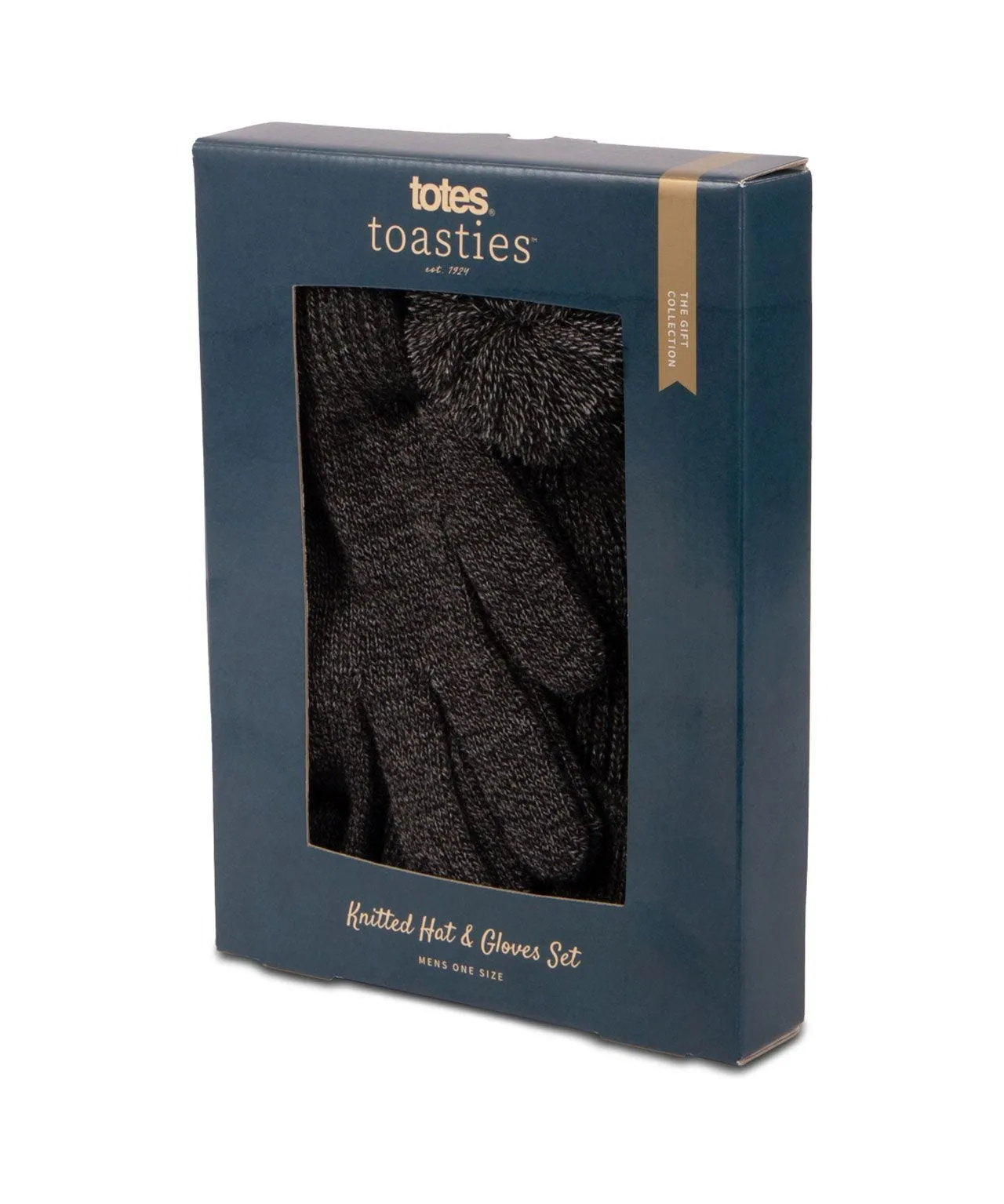 Totes Men's Hat and Gloves Gift Set