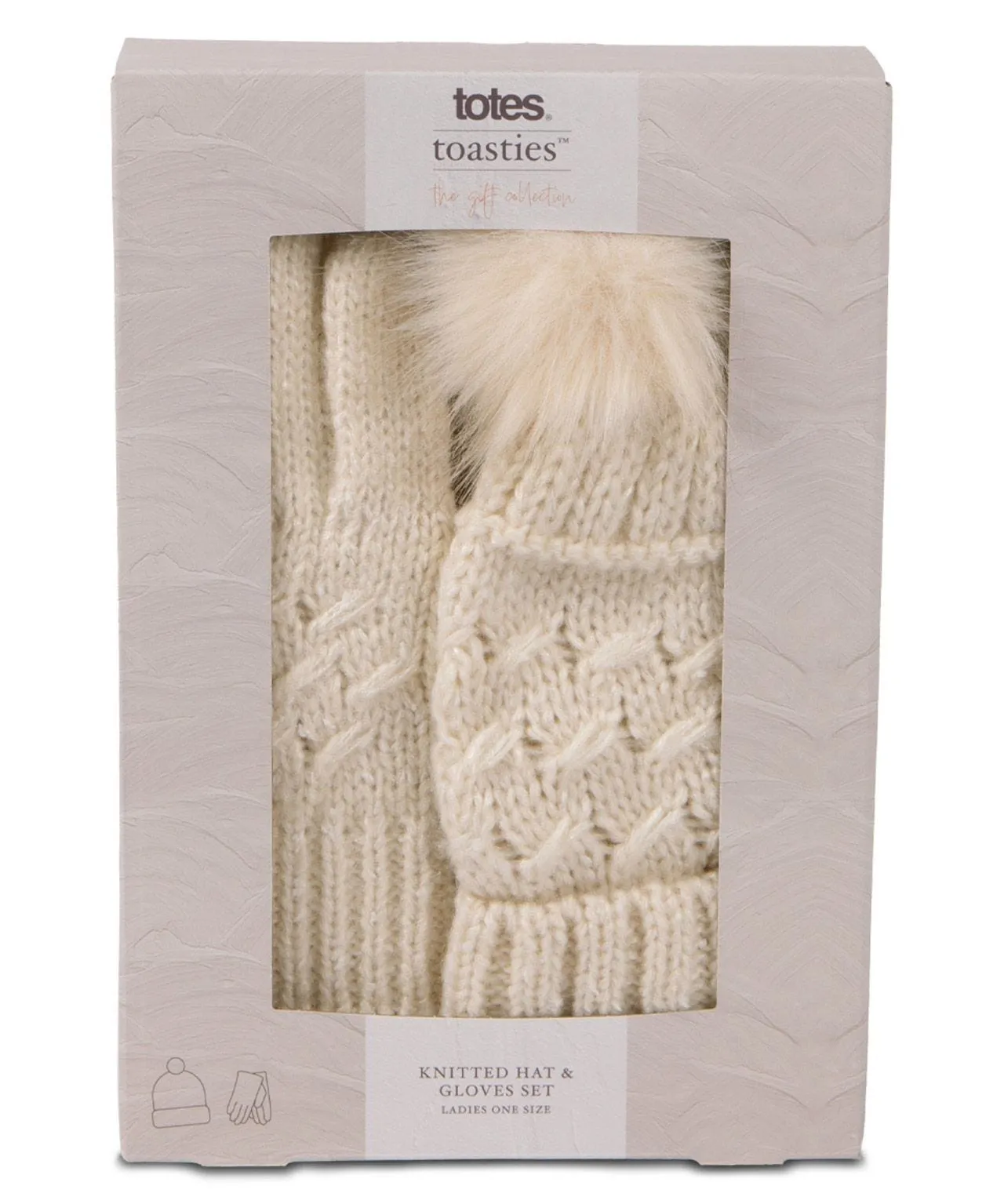 Totes Women's Winter Hat & Glove Present