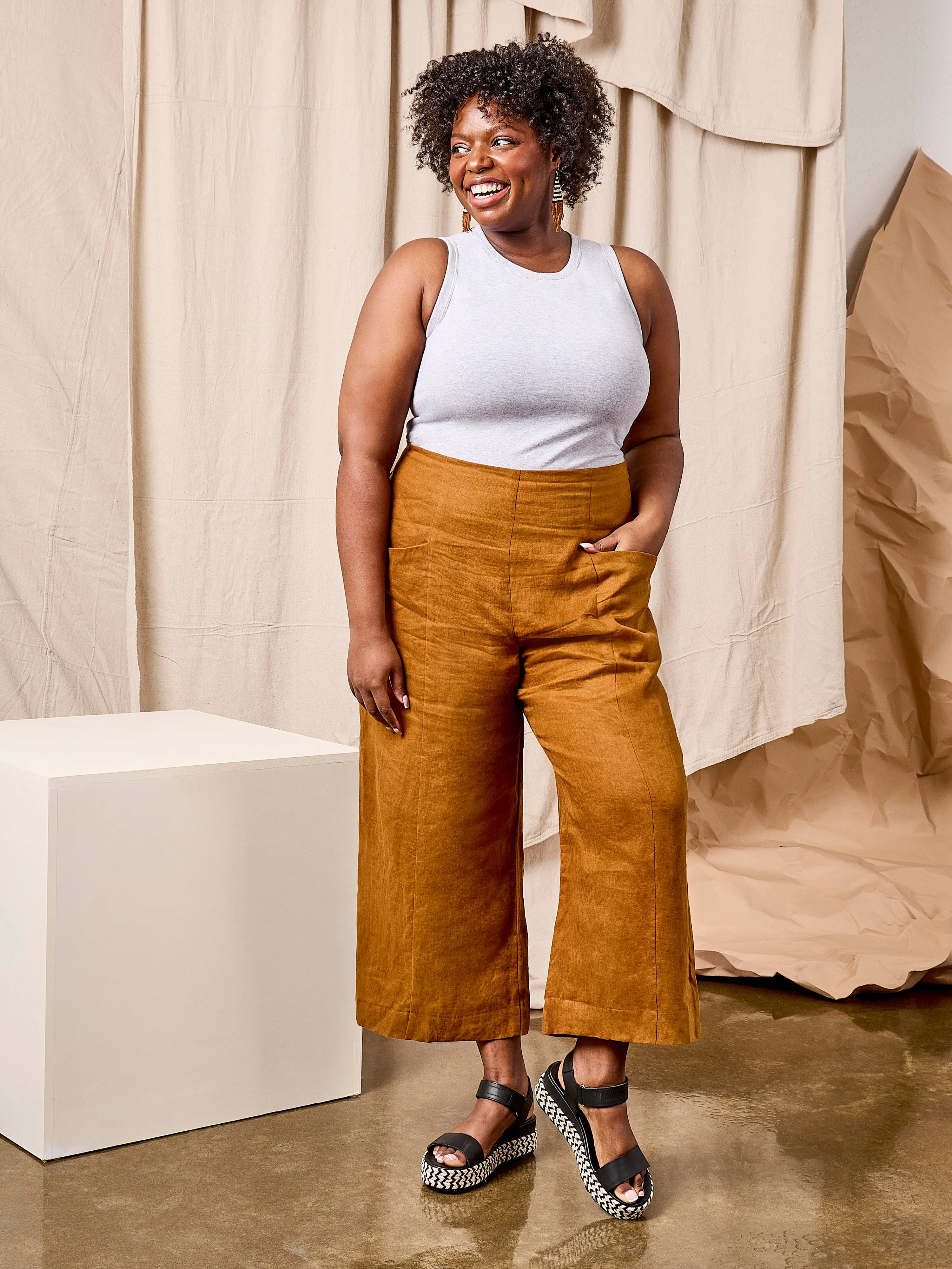 Travertine Knit Set - Crew Pattern