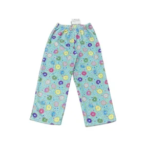 Turquoise Donut Plush Pants