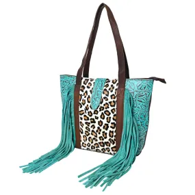 Turquoise Leopard Dreamer Bag