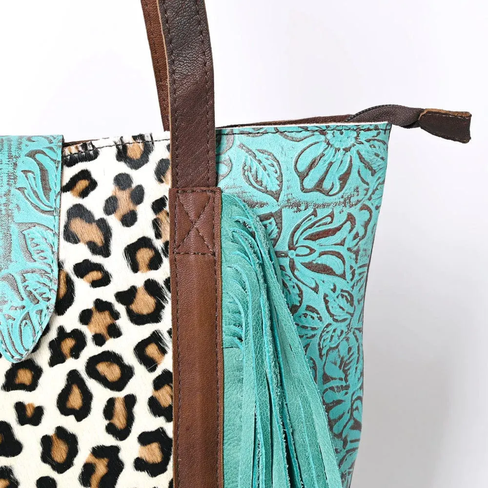 Turquoise Leopard Dreamer Bag