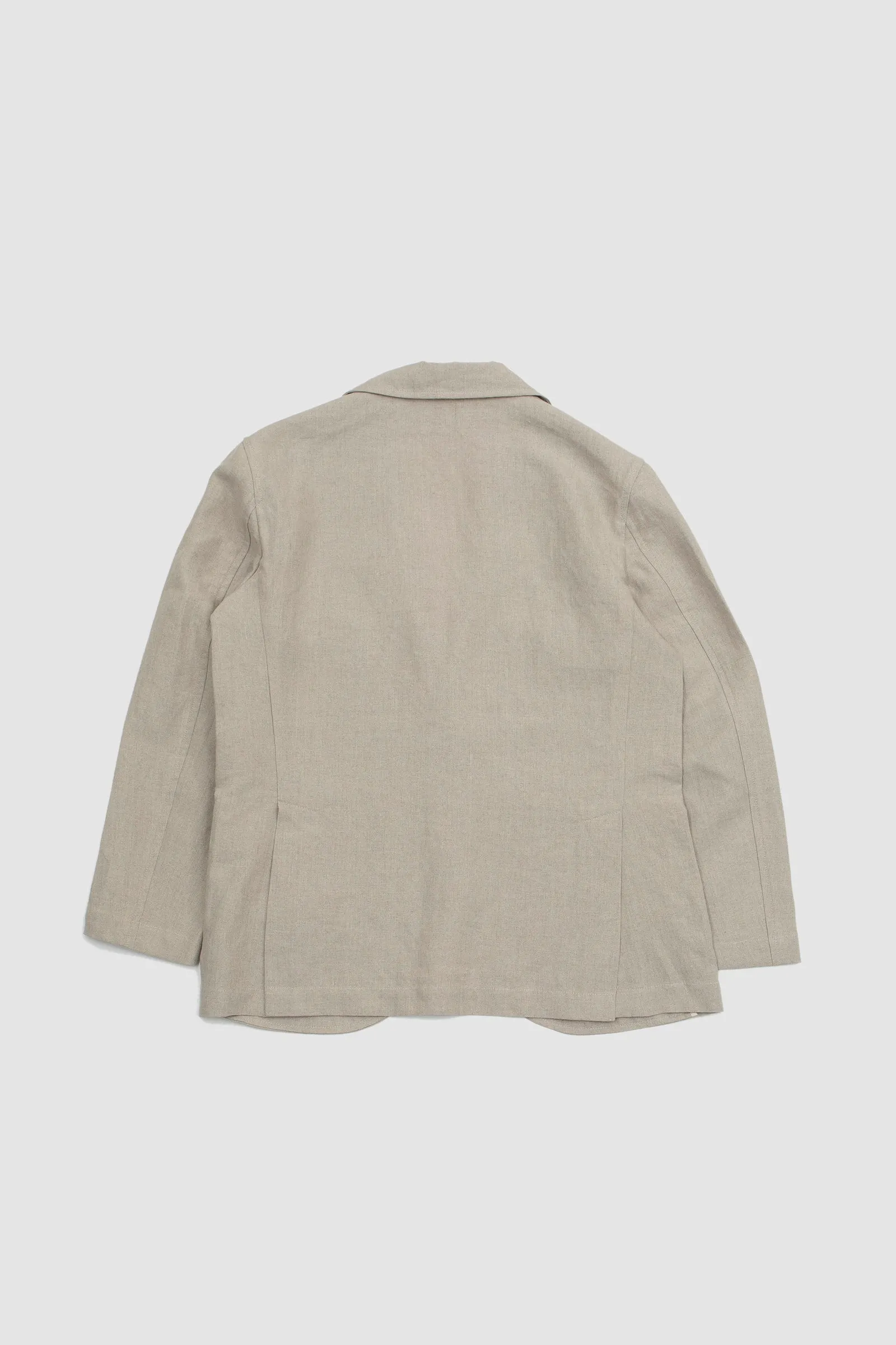 Undyed Flax Essential Jacket by De Bonne Facture