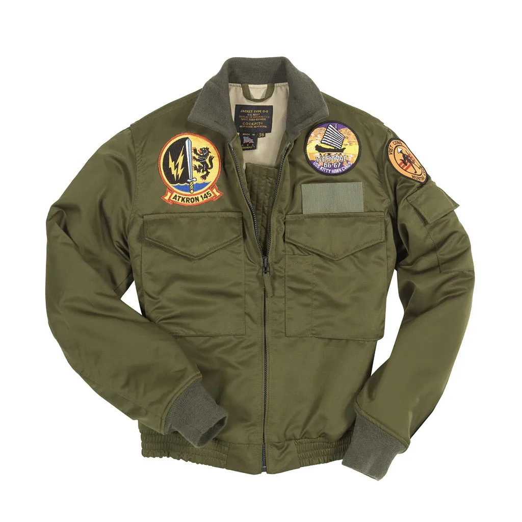 USMC Aviator Jacket in Green by Vietnam Marine