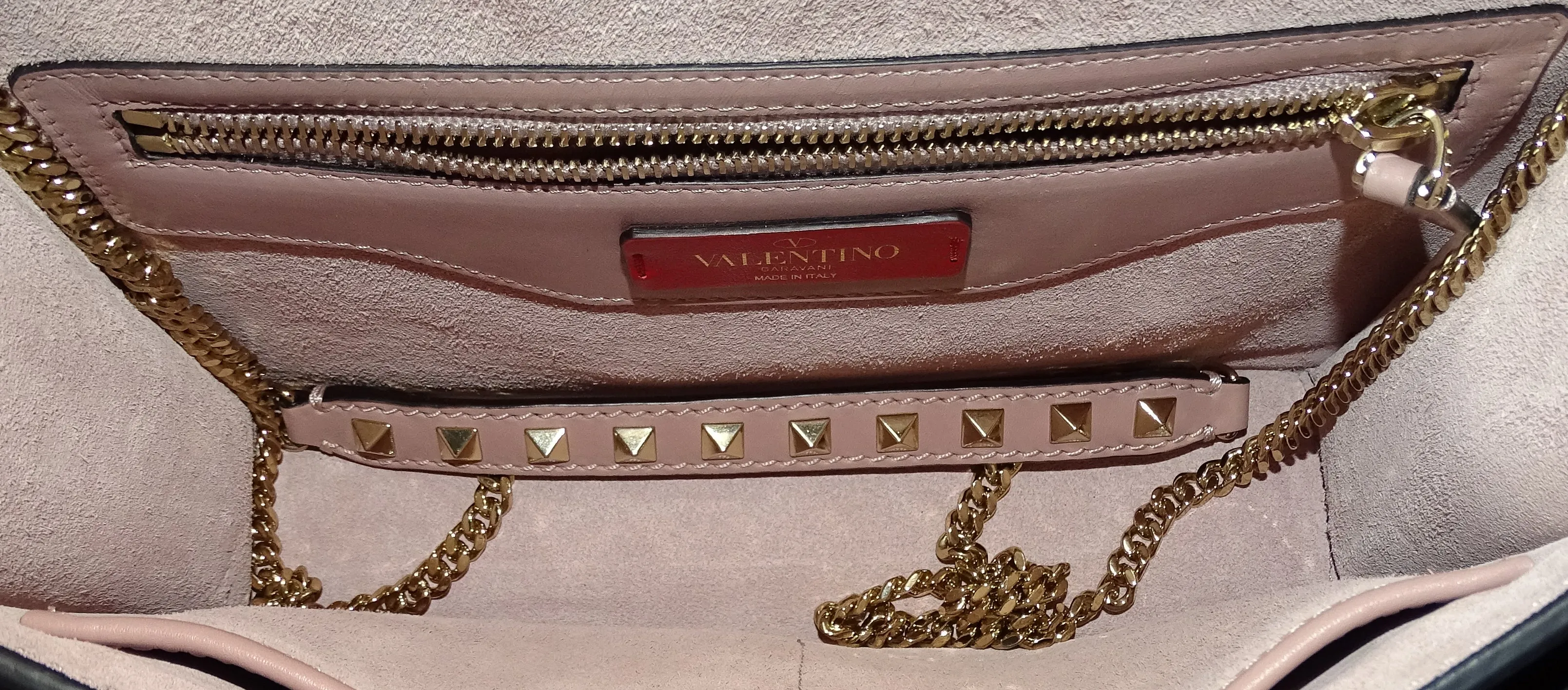 Valentino Nude Floral Flap Shoulder Bag