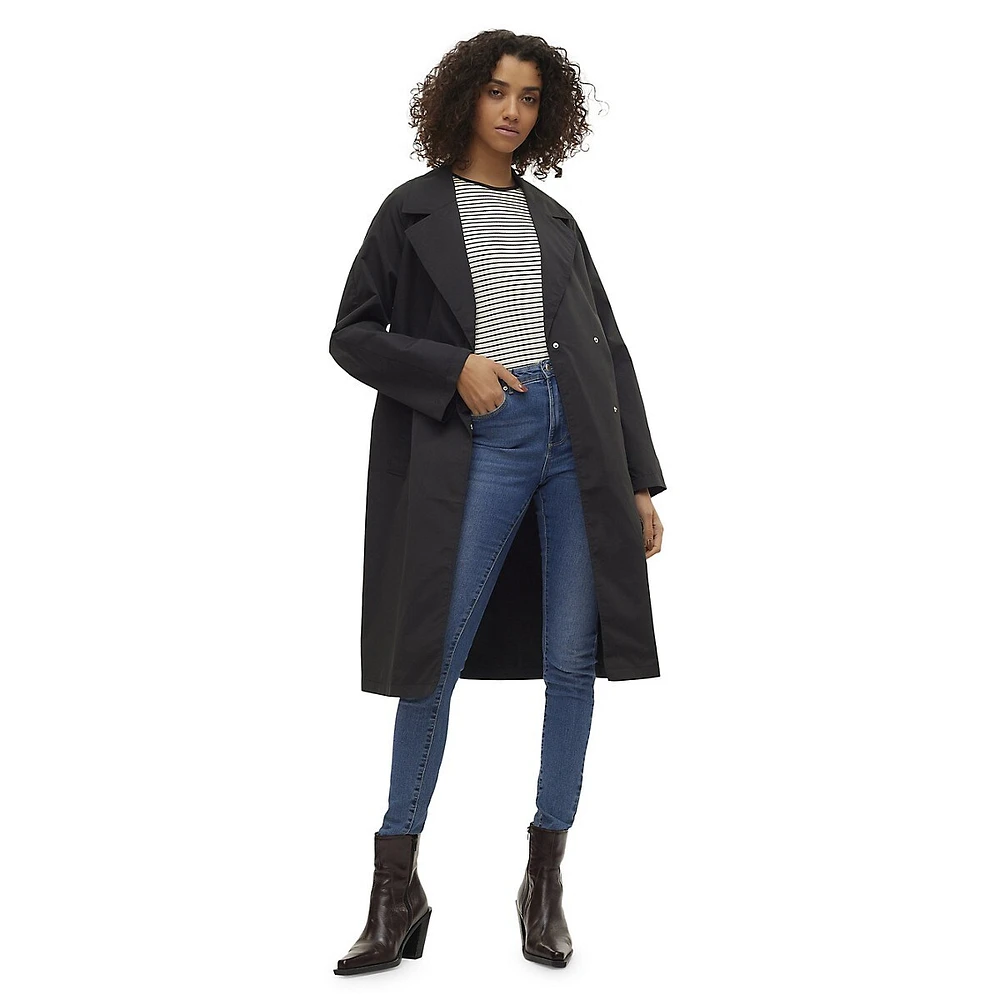 VERO MODA Trench Coat - Neel Softshell