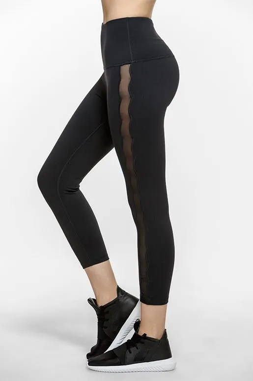 Wave Cut Fitness Leggings