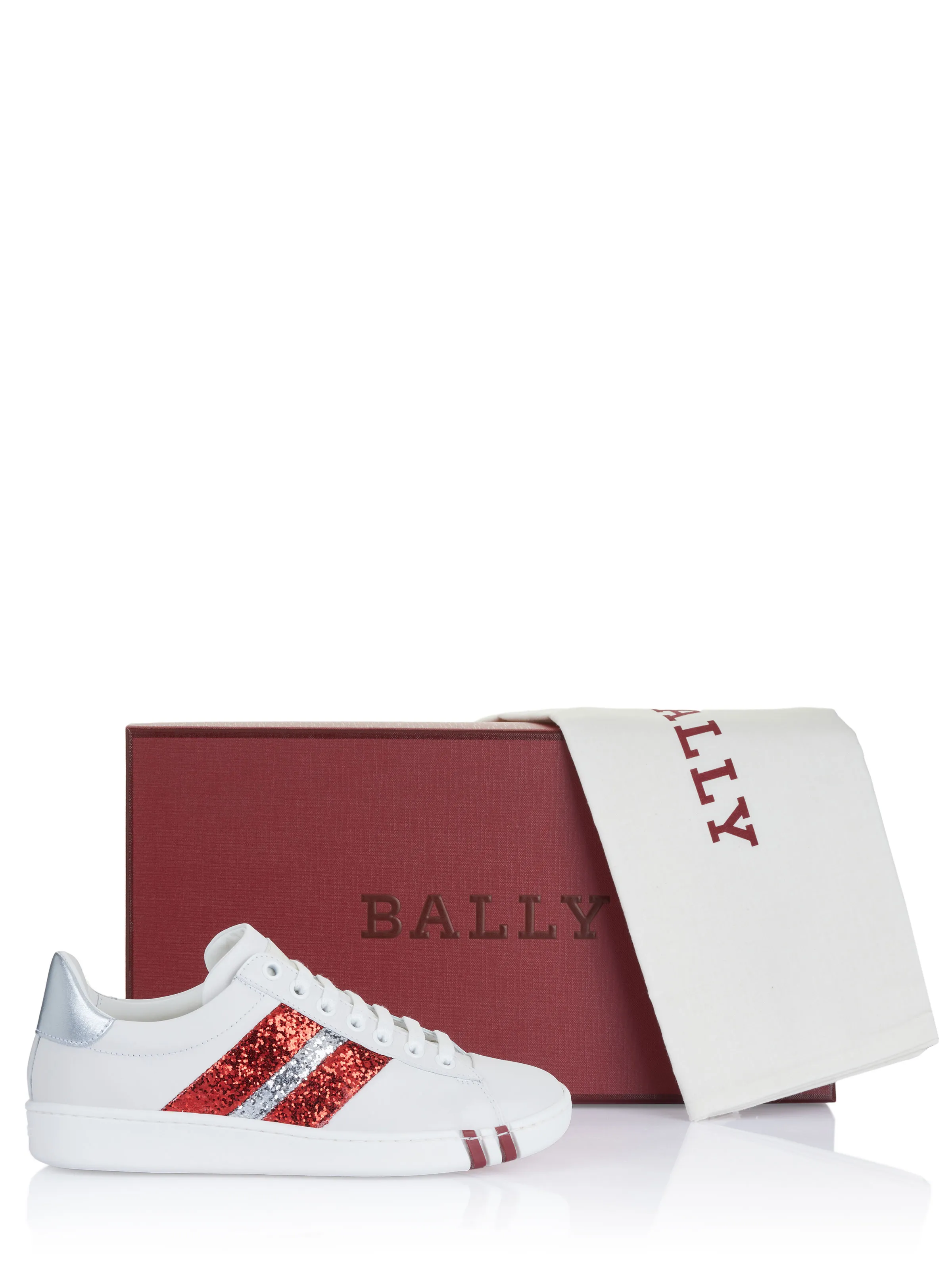 White Bally shoes