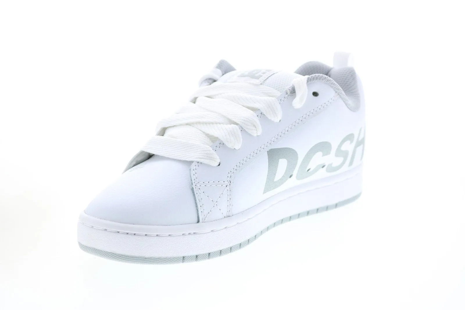 White Men's Synthetic Skate Shoes Sneakers - DC Court Graffik SE 300927