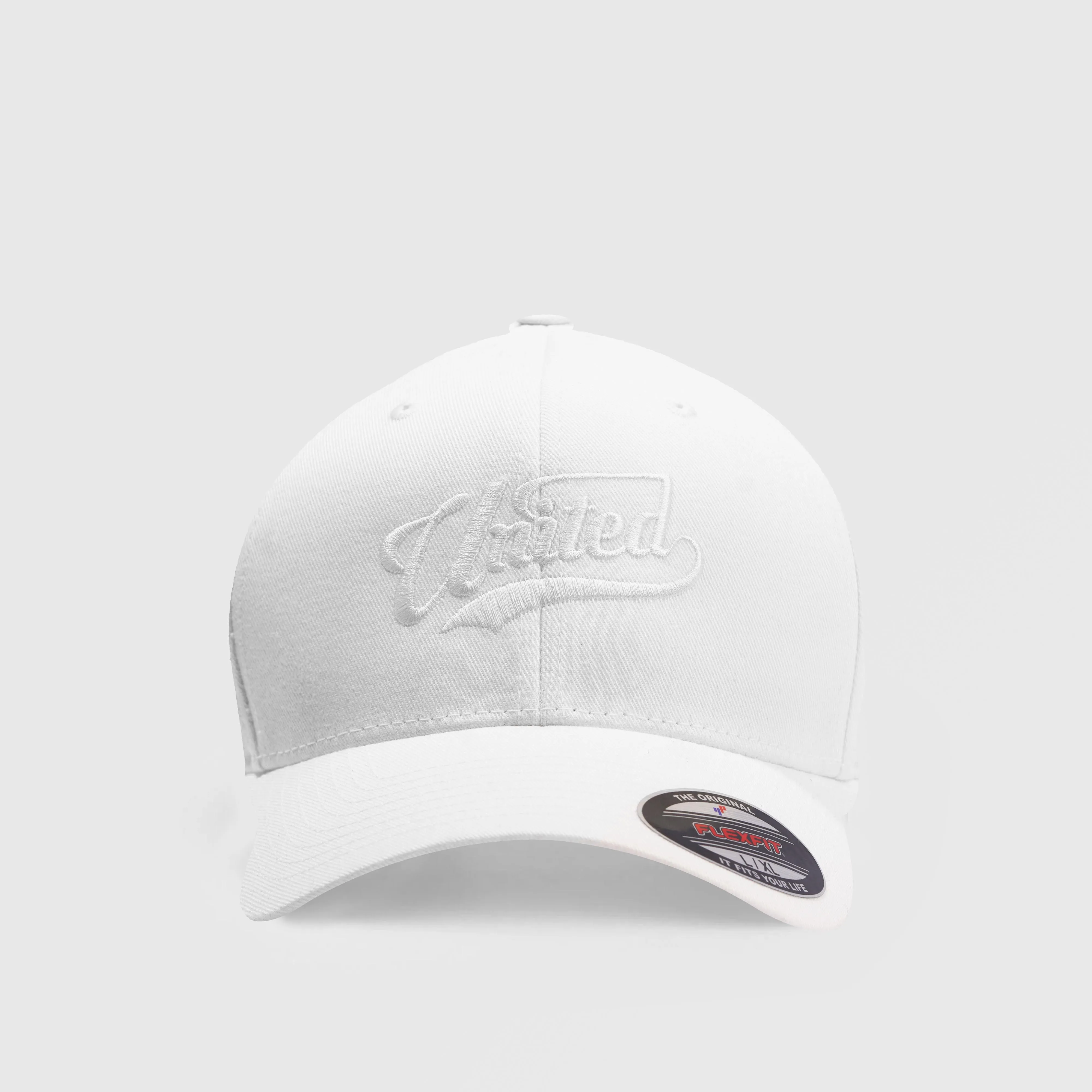 White United Mid Profile Baseball Cap