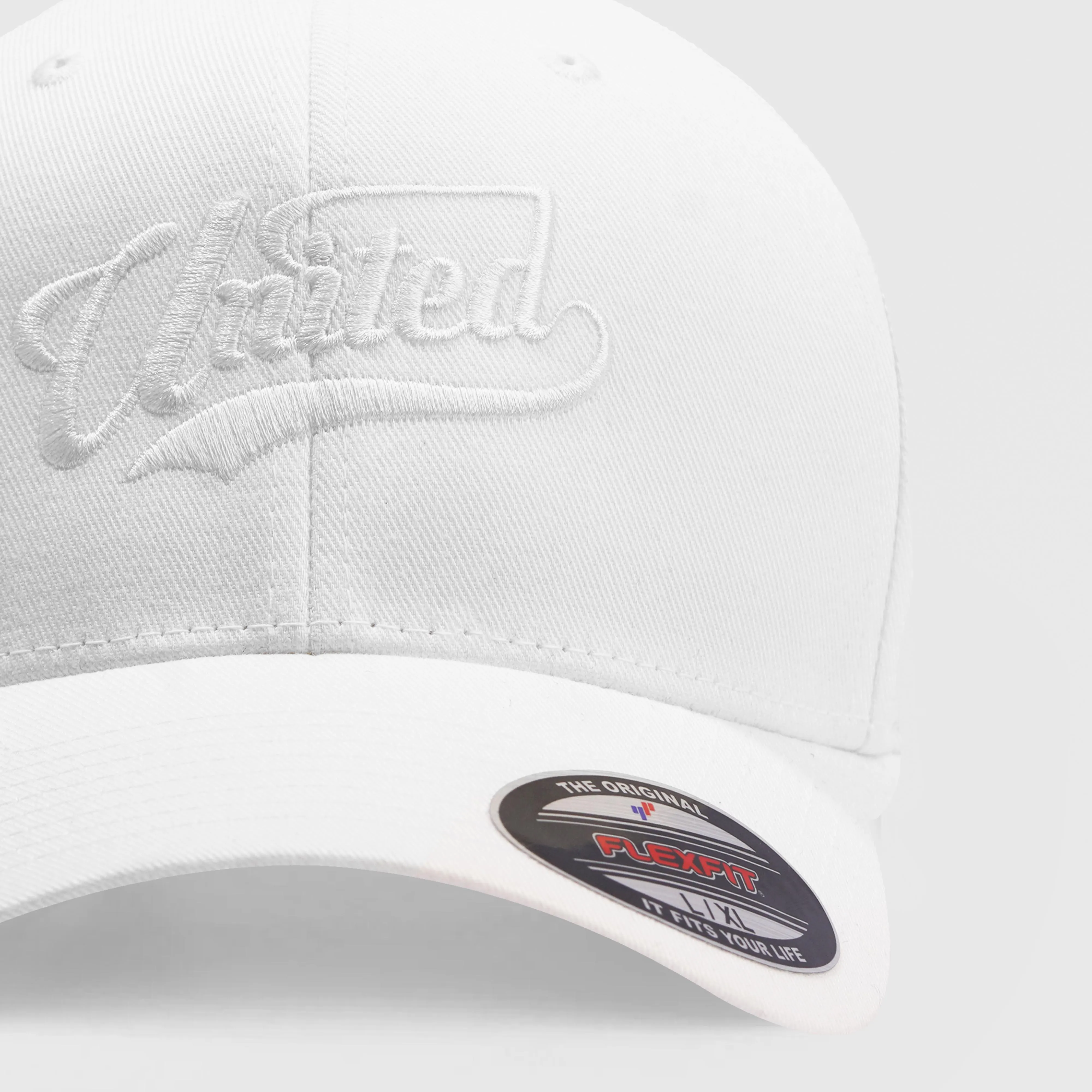 White United Mid Profile Baseball Cap