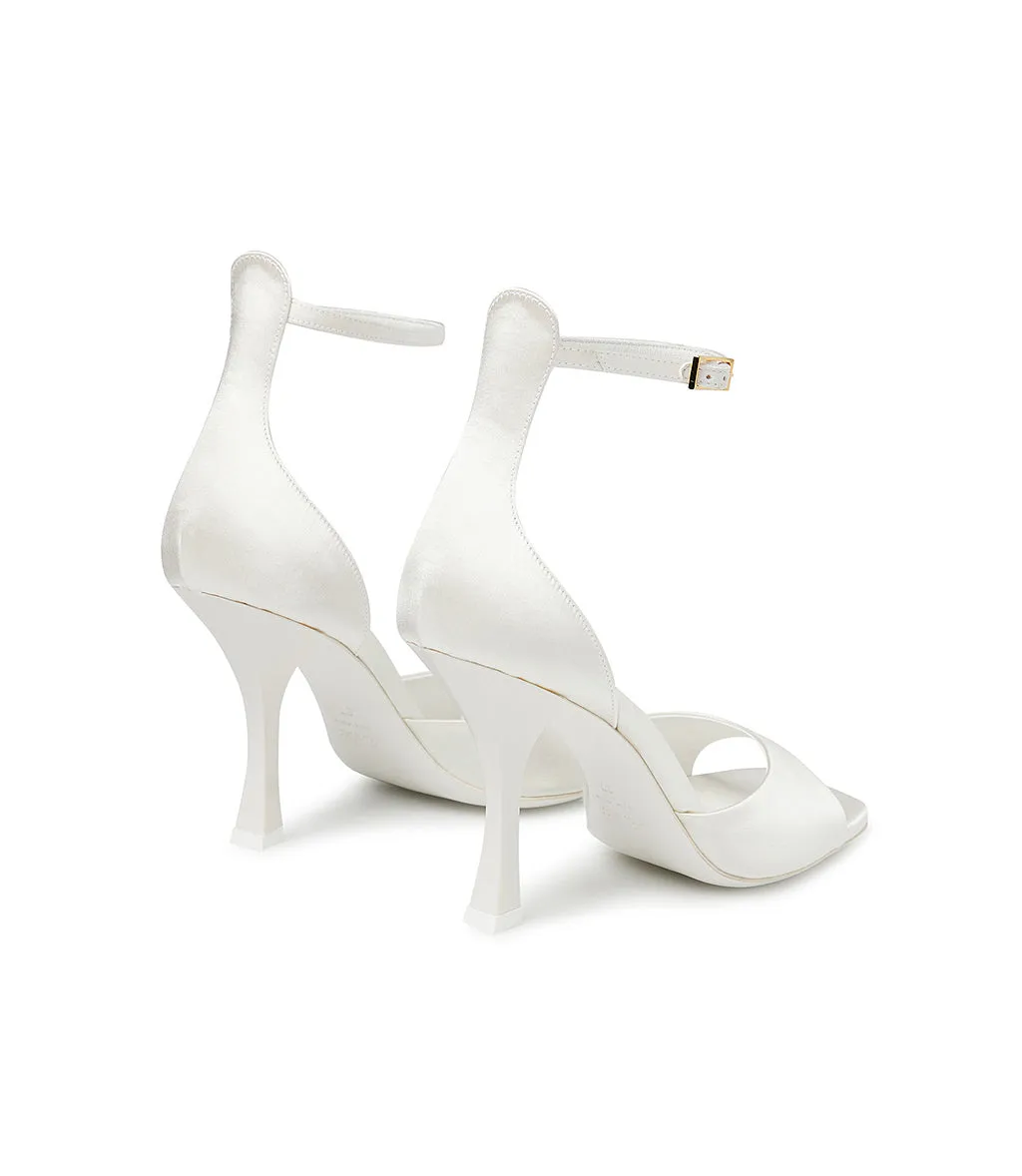 white wedding shoes