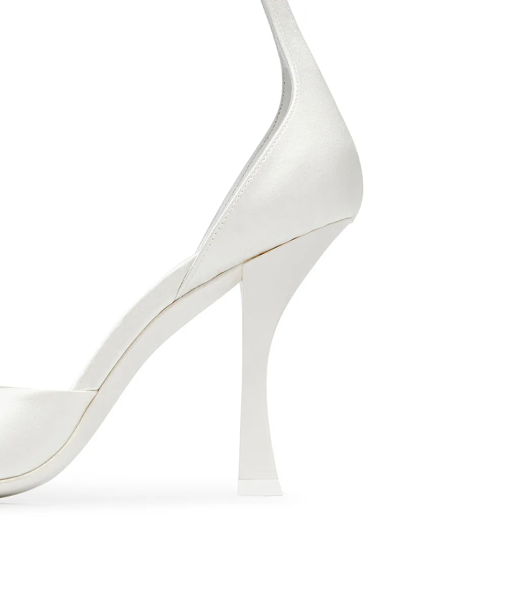 white wedding shoes