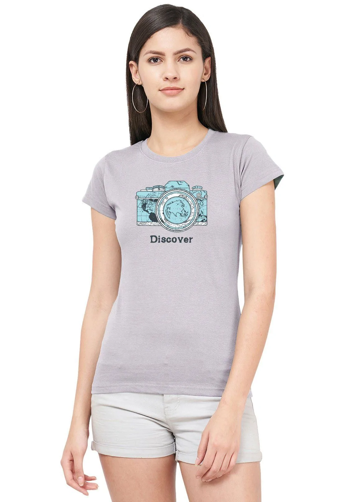 Women Tshirt with World Theme