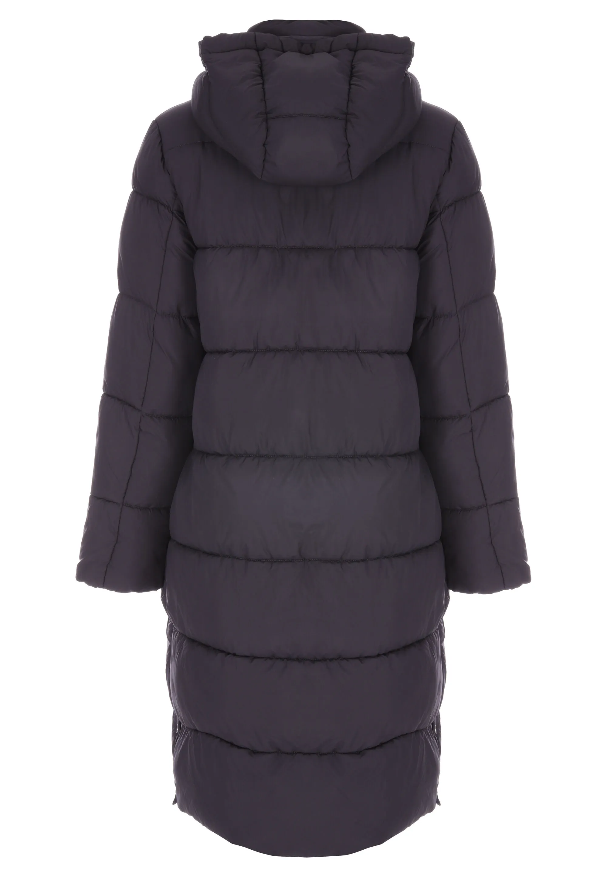 Charcoal Women's Longline Padded Coat