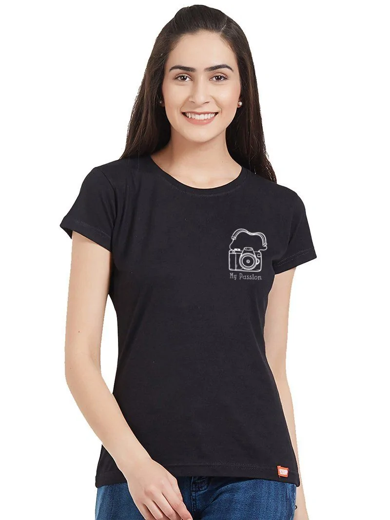 Women's T-Shirt Showing Passion for Photography