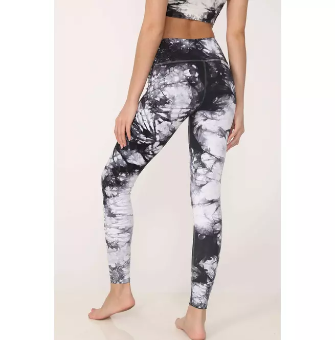 Women's Tie-Dye Slimfit Leather Leggings