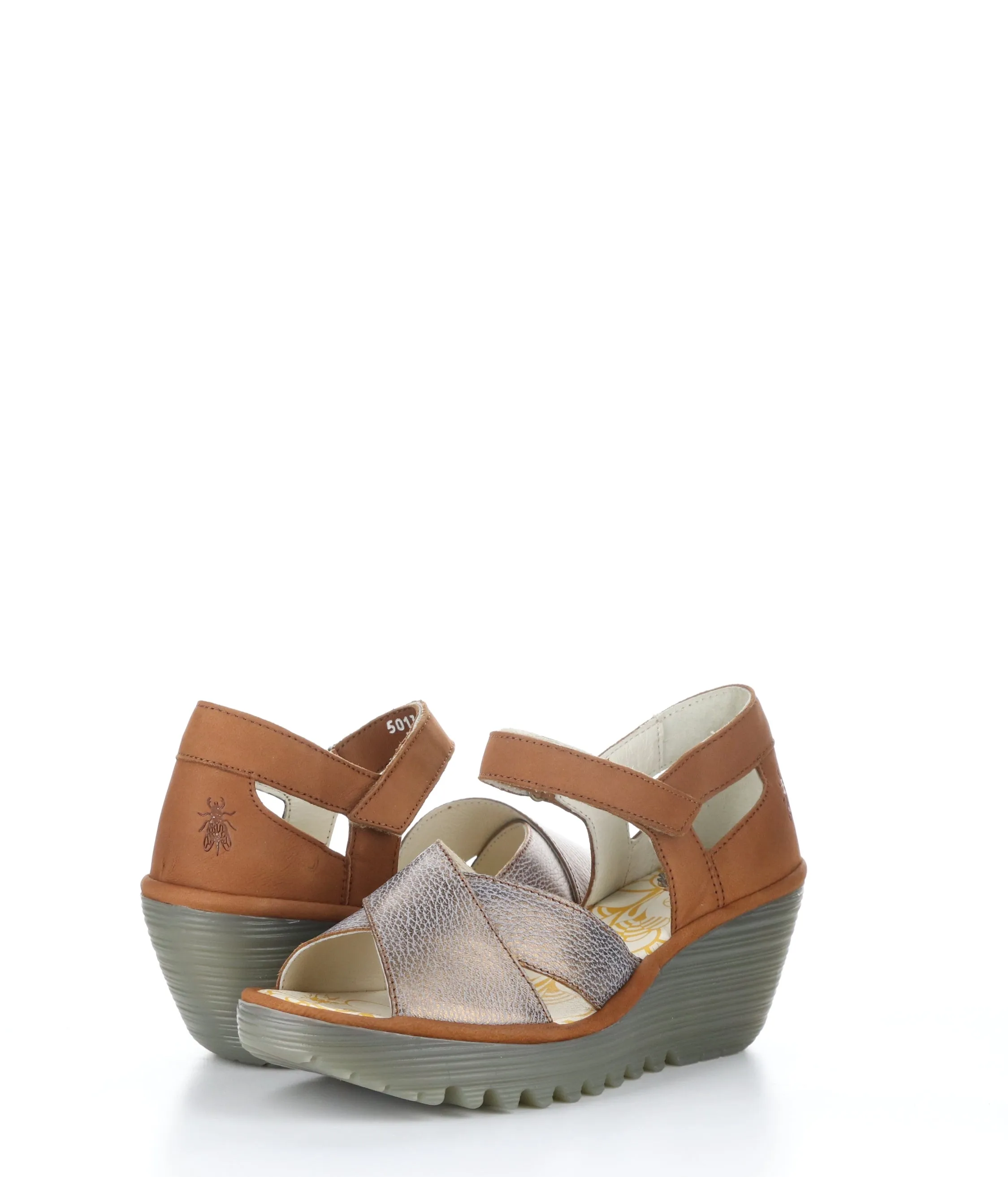 YENT365FLY 005 BRONZE/TAN Sandals - Round Toe