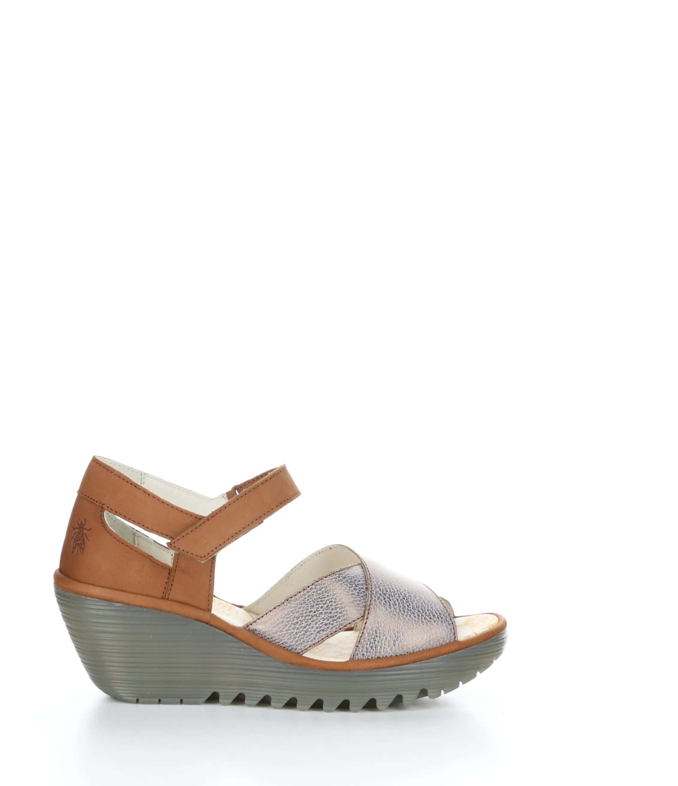 YENT365FLY 005 BRONZE/TAN Sandals - Round Toe